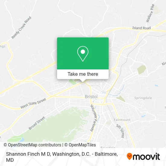 Shannon Finch M D map