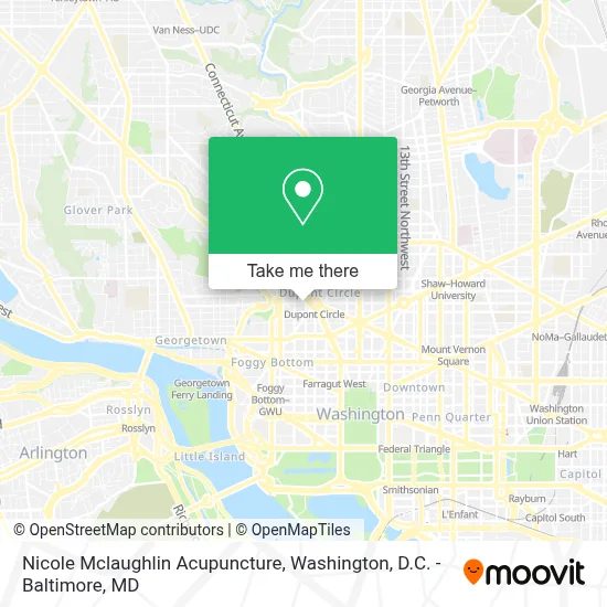 Nicole Mclaughlin Acupuncture map