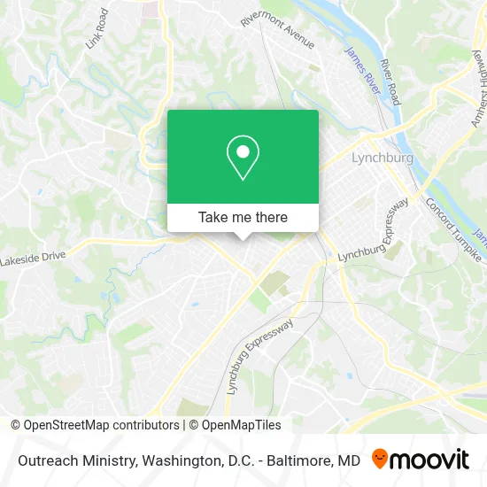 Outreach Ministry map