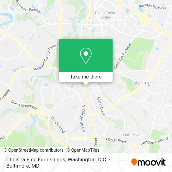 Chelsea Fine Furnishings map