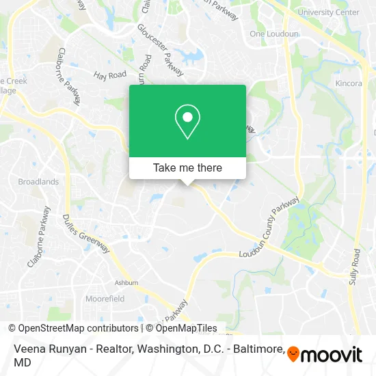 Veena Runyan - Realtor map