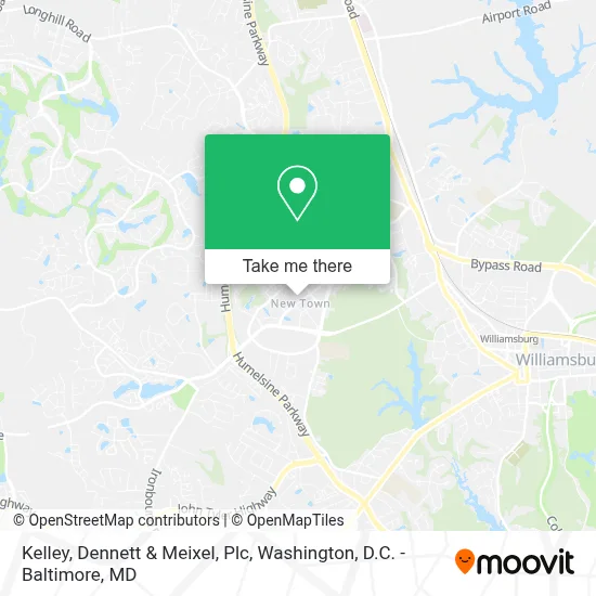 Kelley, Dennett & Meixel, Plc map