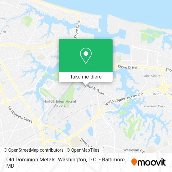Old Dominion Metals map