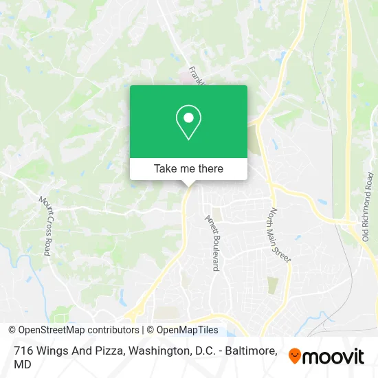 716 Wings And Pizza map