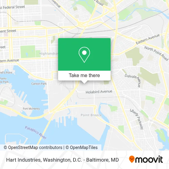 Hart Industries map