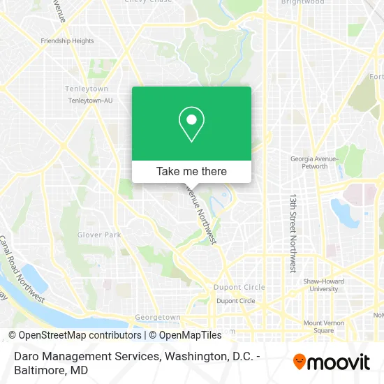 Daro Management Services map