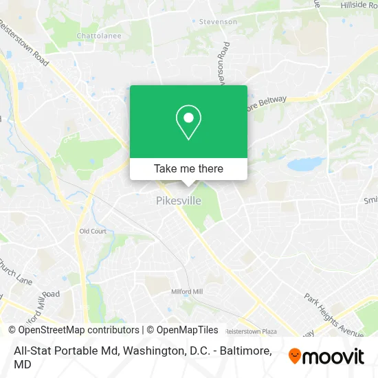 All-Stat Portable Md map