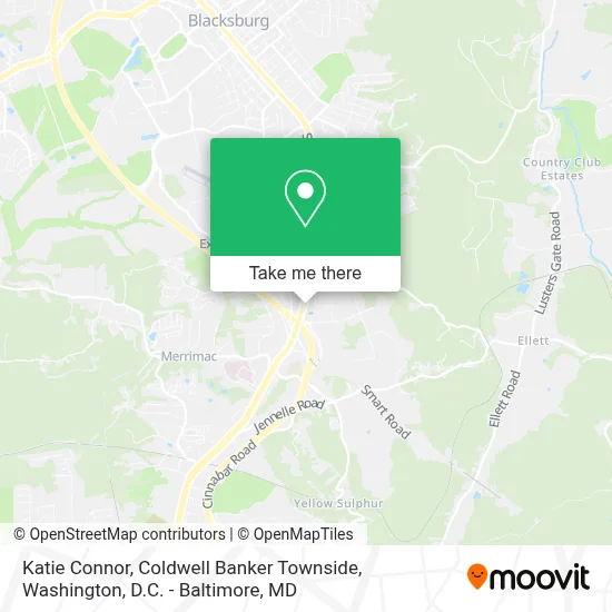 Katie Connor, Coldwell Banker Townside map