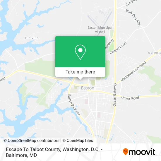 Escape To Talbot County map