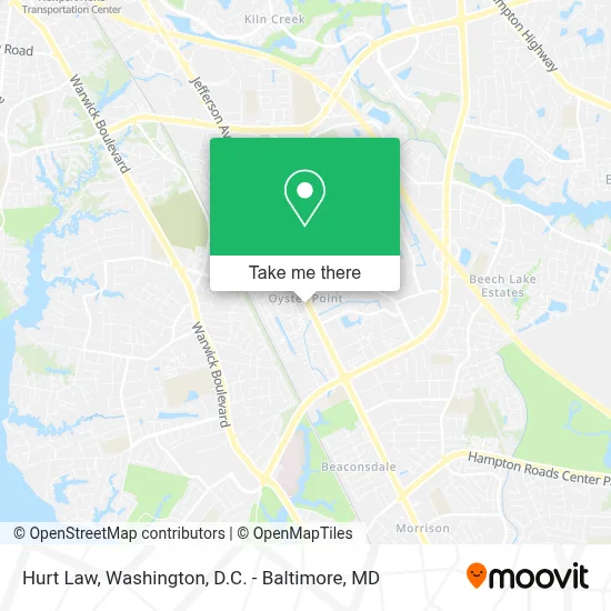 Hurt Law map