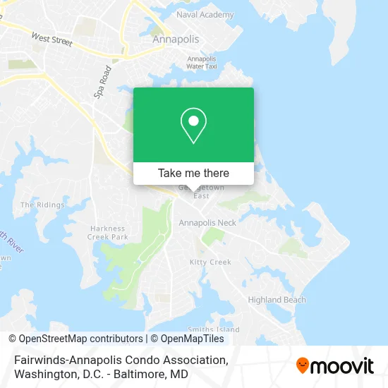 Fairwinds-Annapolis Condo Association map