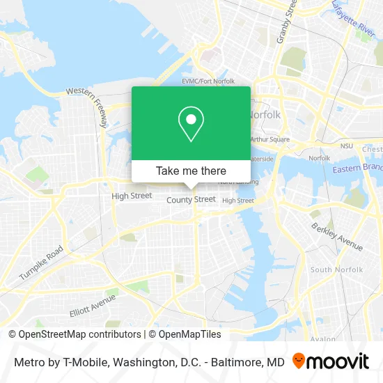 Metro by T-Mobile map