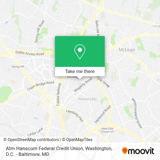 Atm Hanscom Federal Credit Union map
