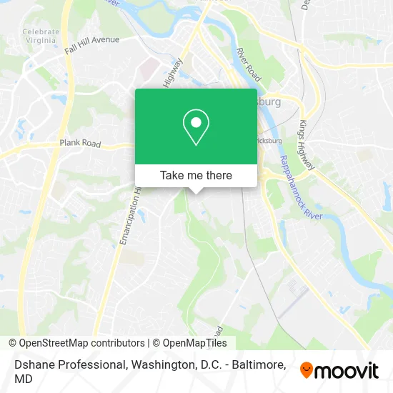 Dshane Professional map