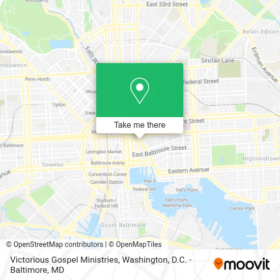 Victorious Gospel Ministries map