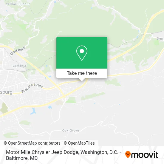 Motor Mile Chrysler Jeep Dodge map