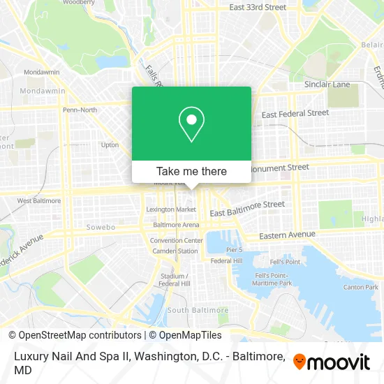 Luxury Nail And Spa II map
