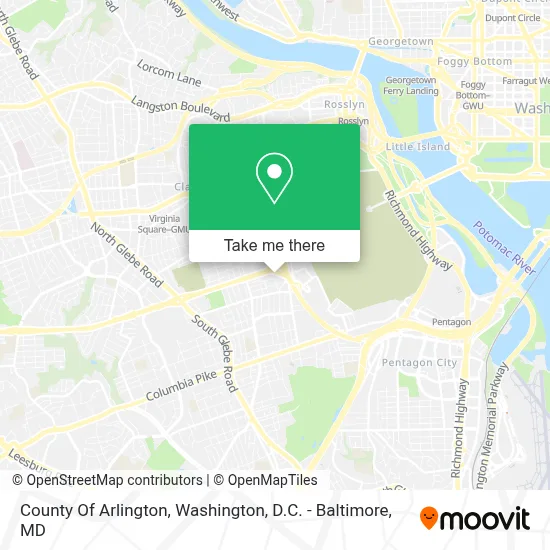 County Of Arlington map