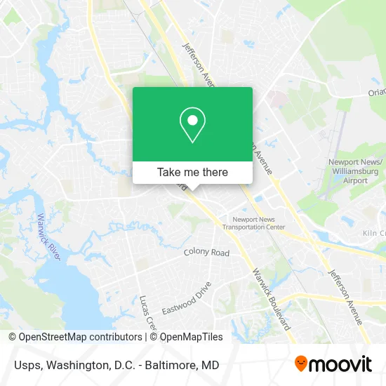 Usps map