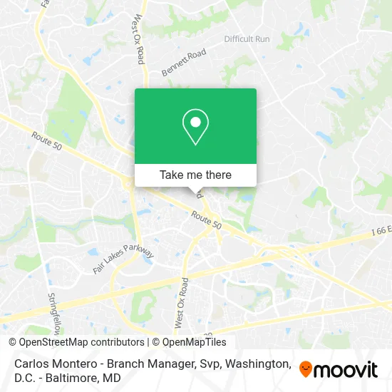 Carlos Montero - Branch Manager, Svp map