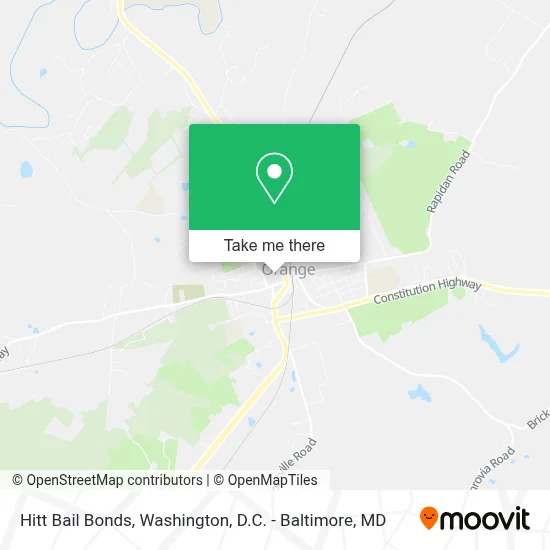 Hitt Bail Bonds map