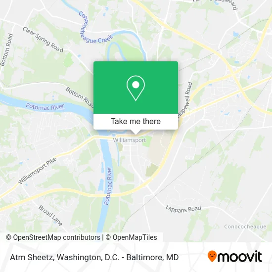 Atm Sheetz map