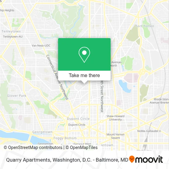 Quarry Apartments map