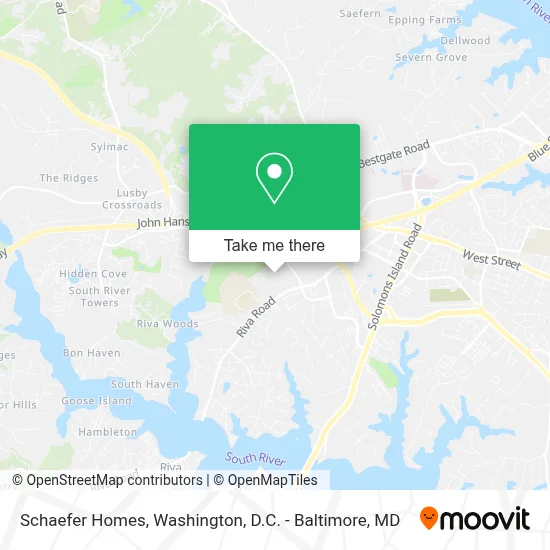Schaefer Homes map