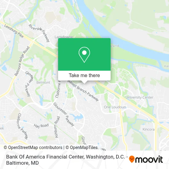 Bank Of America Financial Center map