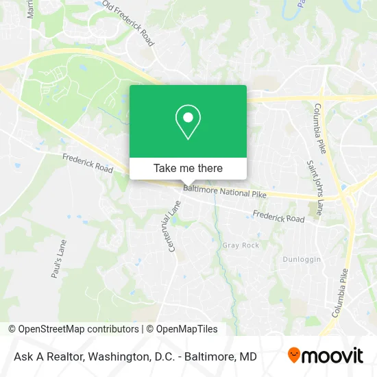 Ask A Realtor map