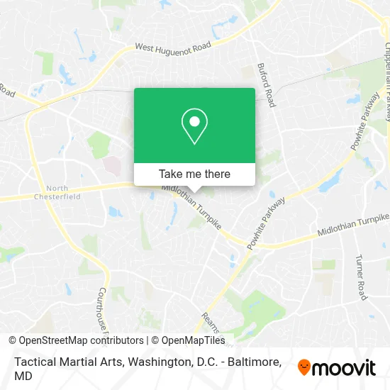 Tactical Martial Arts map