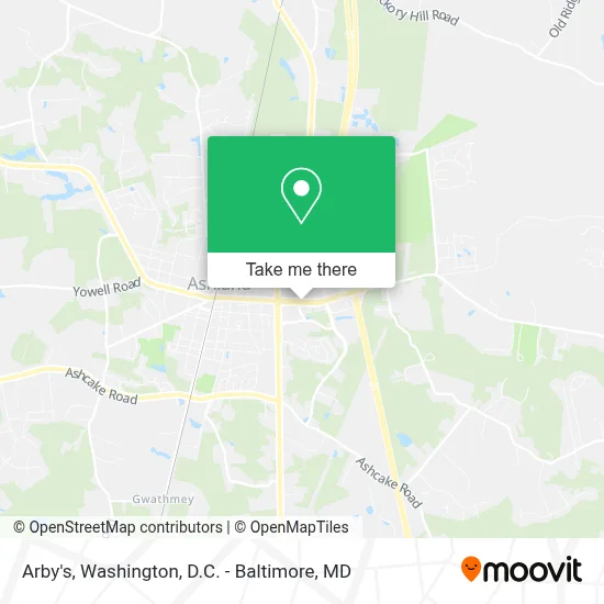 Arby's map