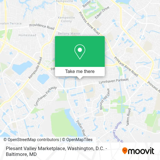 Plesant Valley Marketplace map