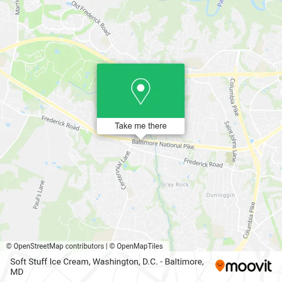 Soft Stuff Ice Cream map