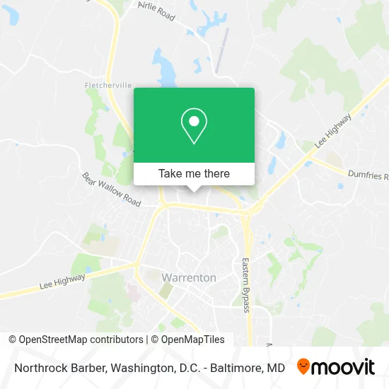Northrock Barber map