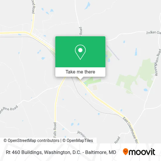 Rt 460 Buildings map