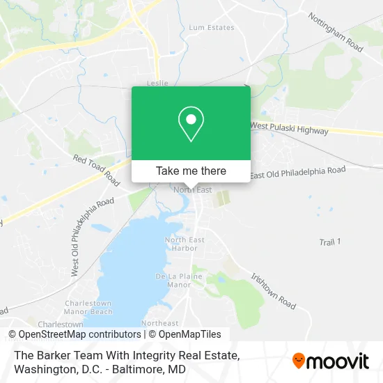 The Barker Team With Integrity Real Estate map