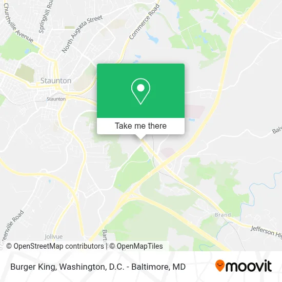Burger King map