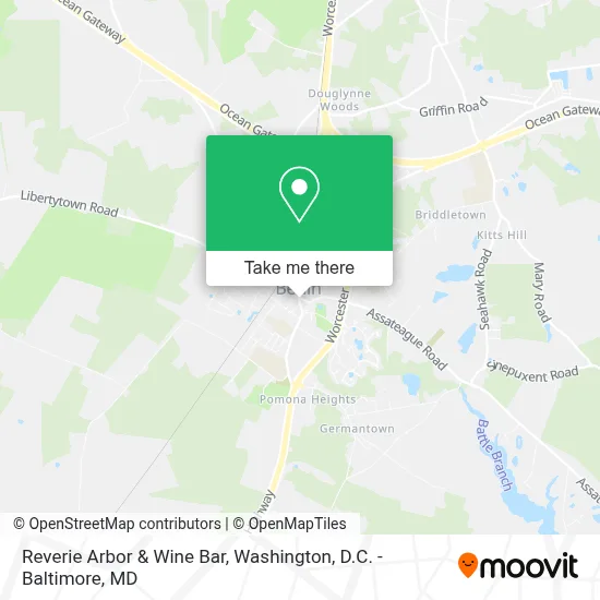 Reverie Arbor & Wine Bar map