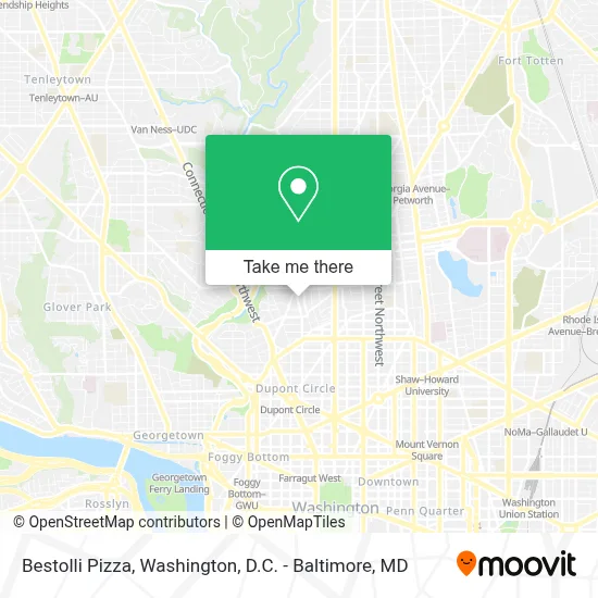 Bestolli Pizza map