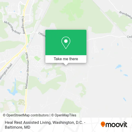 Heal Rest Assisted Living map