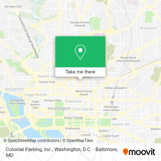 Colonial Parking, Inc. map