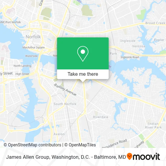 James Allen Group map