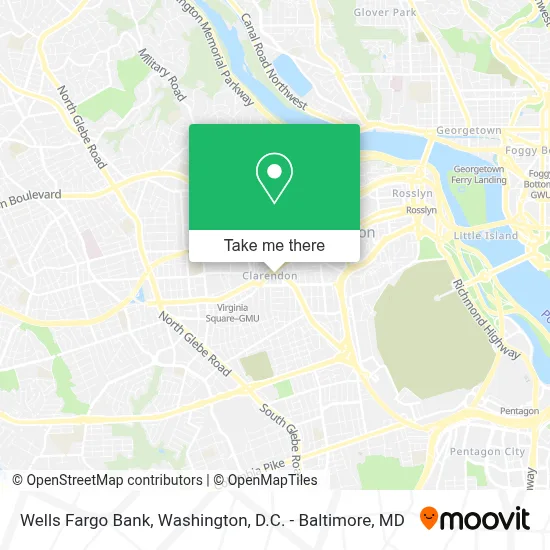 Wells Fargo Bank map