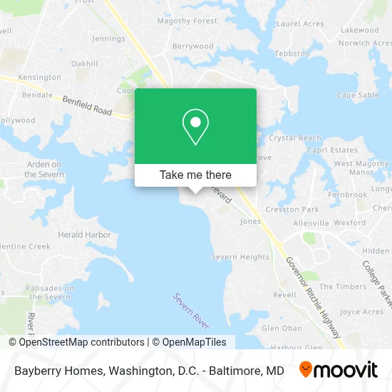 Bayberry Homes map