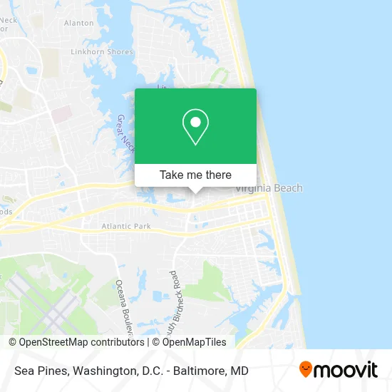 Sea Pines map