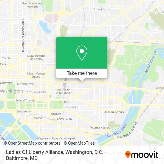 Ladies Of Liberty Alliance map