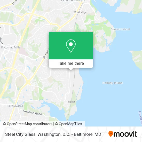 Steel City Glass map