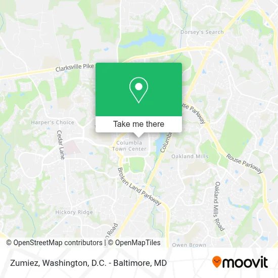 Zumiez map