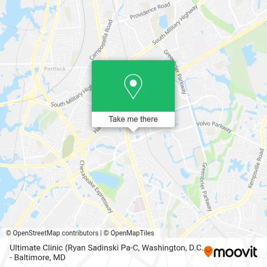 Ultimate Clinic map